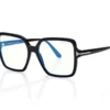 Quadratische blaue Blockbrille Quadratische blaue Blockbrille