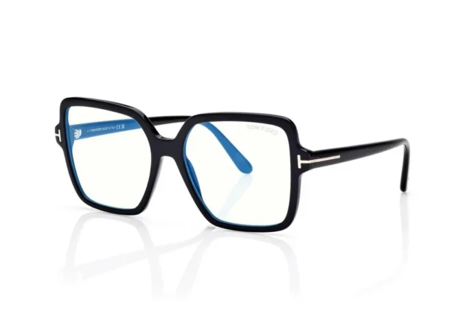 Quadratische blaue Blockbrille Quadratische blaue Blockbrille