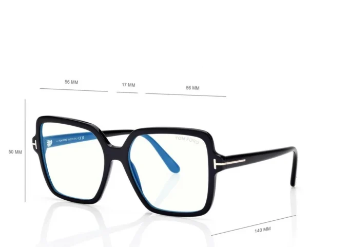 Quadratische blaue Blockbrille Quadratische blaue Blockbrille