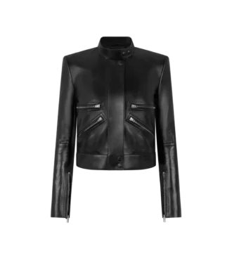 Rennjacke aus Nappaleder