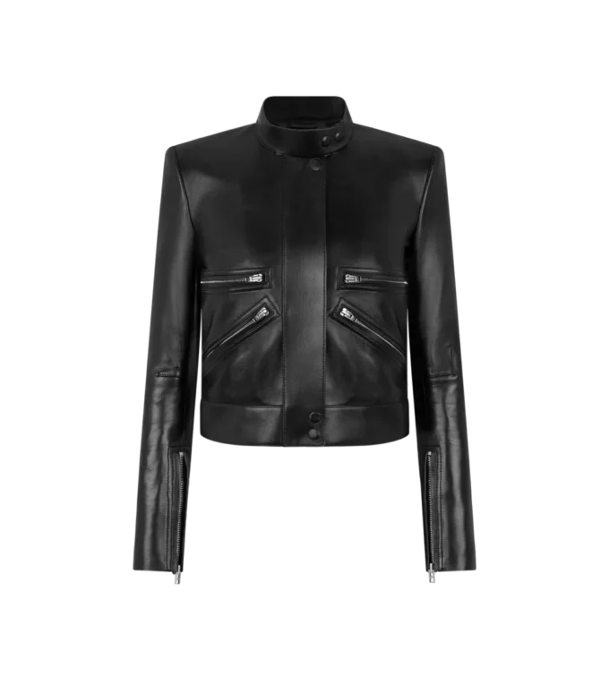 Rennjacke aus Nappaleder