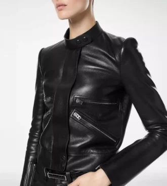 Rennjacke aus Nappaleder