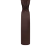 Ärmelloses Seiden-Abendkleid mit tiefem V-Ausschnitt und gedrehter Vorderseite Ärmelloses Seiden-Abendkleid mit tiefem V-Ausschnitt und gedrehter Vorderseite