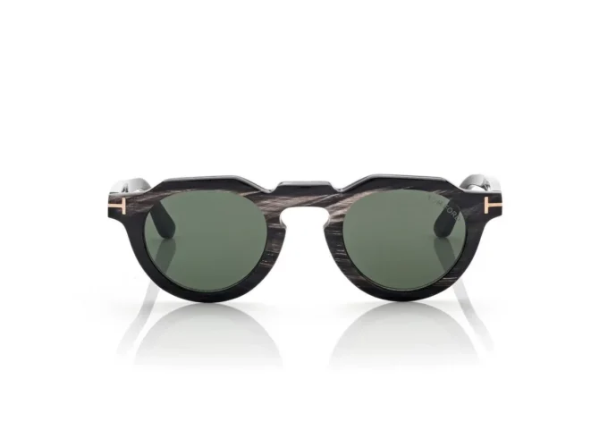Runde Horn-Sonnenbrille Runde Horn-Sonnenbrille