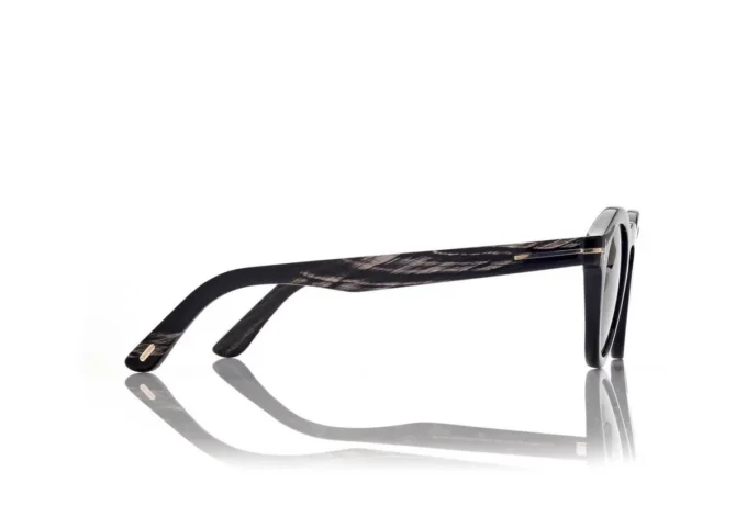Runde Horn-Sonnenbrille Runde Horn-Sonnenbrille