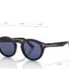 Runde Horn-Sonnenbrille Runde Horn-Sonnenbrille