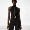 Sable‘ Neckholder-Jumpsuit mit Gürtel Sable‘ Neckholder-Jumpsuit mit Gürtel