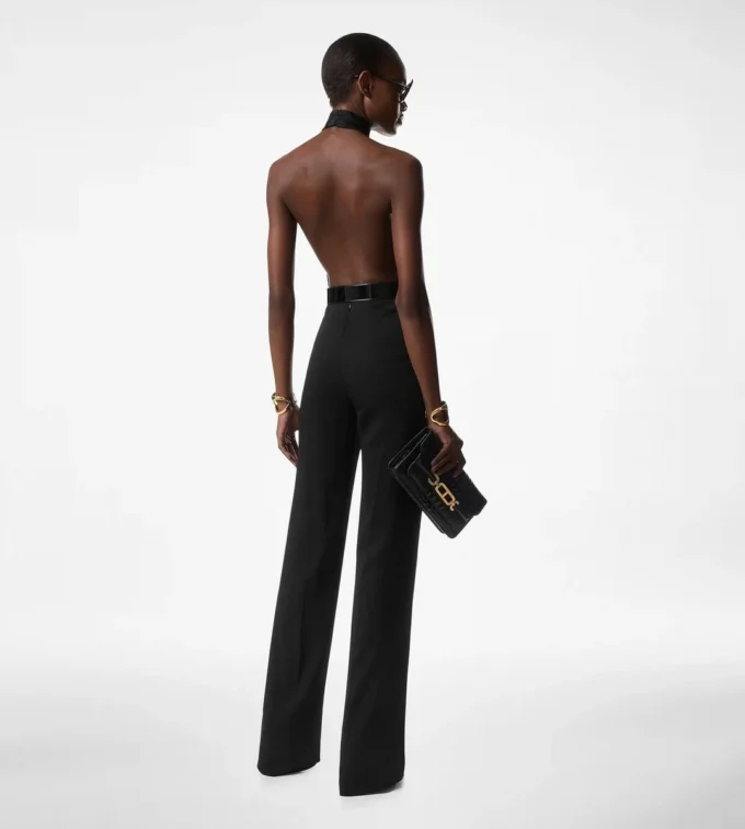Sable‘ Neckholder-Jumpsuit mit Gürtel Sable‘ Neckholder-Jumpsuit mit Gürtel