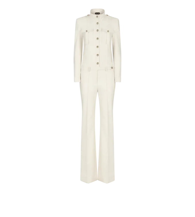 Safari-Jumpsuit mit Stehkragen Safari-Jumpsuit mit Stehkragen