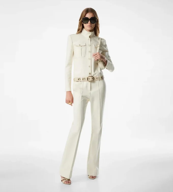 Safari-Jumpsuit mit Stehkragen Safari-Jumpsuit mit Stehkragen