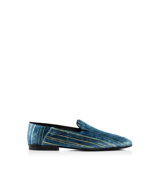 Samt-Jacquard-Slipper Steven