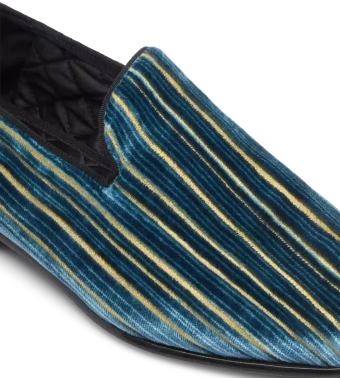 Samt-Jacquard-Slipper Steven
