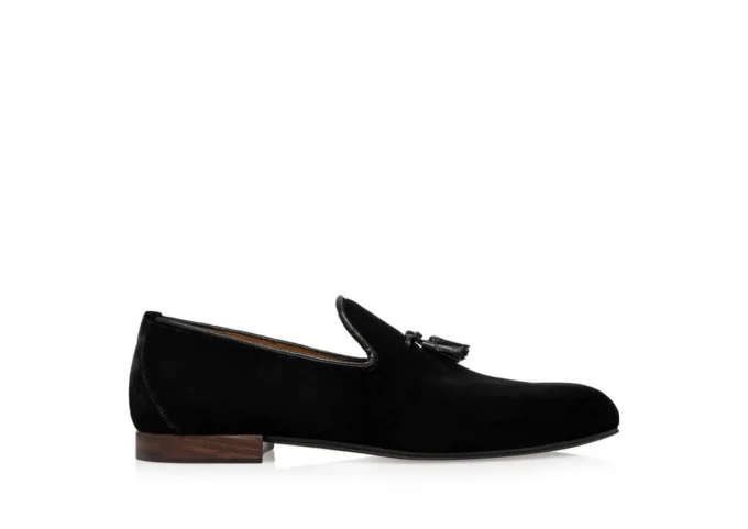 Samt-Slipper Nicolas Tassel Samt-Slipper Nicolas Tassel