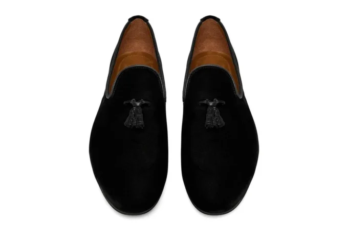 Samt-Slipper Nicolas Tassel Samt-Slipper Nicolas Tassel