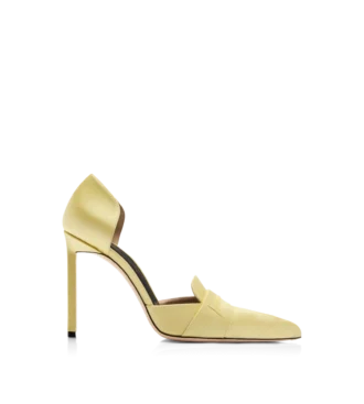 Satin Eva D’Orsay Pumps