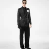 Duchesse-Jacke mit Polka-Dot-Jacquardmuster Duchesse-Jacke mit Polka-Dot-Jacquardmuster