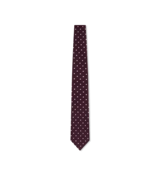 Satin-Krawatte mit Polka-Dots