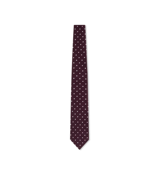 Satin-Krawatte mit Polka-Dots Satin-Krawatte mit Polka-Dots