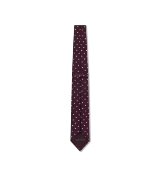 Satin-Krawatte mit Polka-Dots