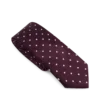 Satin-Krawatte mit Polka-Dots Satin-Krawatte mit Polka-Dots