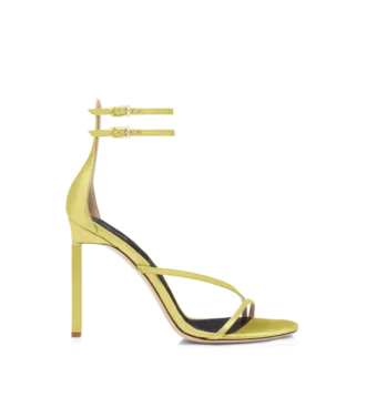 Satin T Ankle Strap Sandal Satin T Ankle Strap Sandal