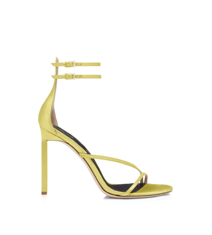 Satin T Ankle Strap Sandal Satin T Ankle Strap Sandal