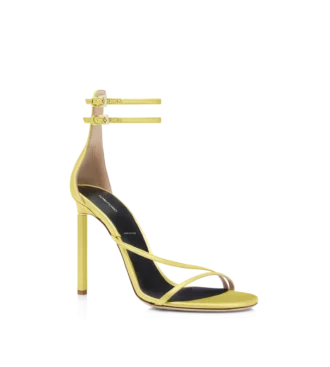 Satin T Ankle Strap Sandal Satin T Ankle Strap Sandal