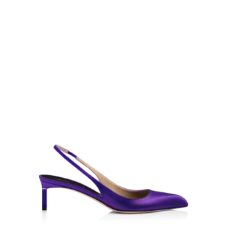 Satin T Slingback