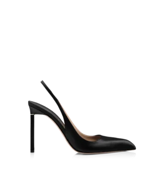 Satin T Slingback