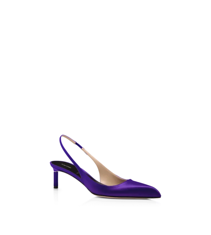 Satin T Slingback Satin T Slingback