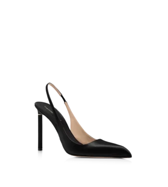 Satin T Slingback