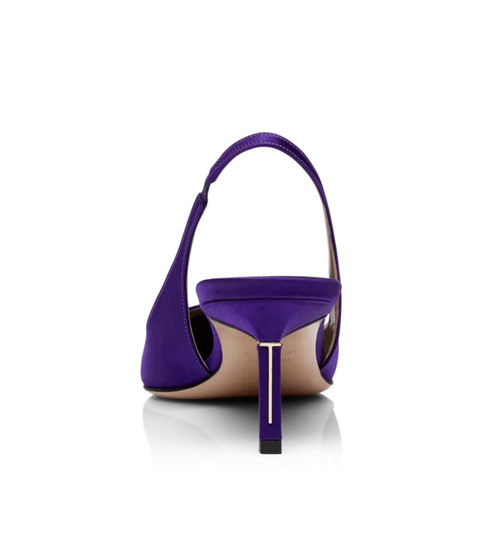 Satin T Slingback Satin T Slingback