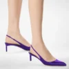 Satin T Slingback Satin T Slingback