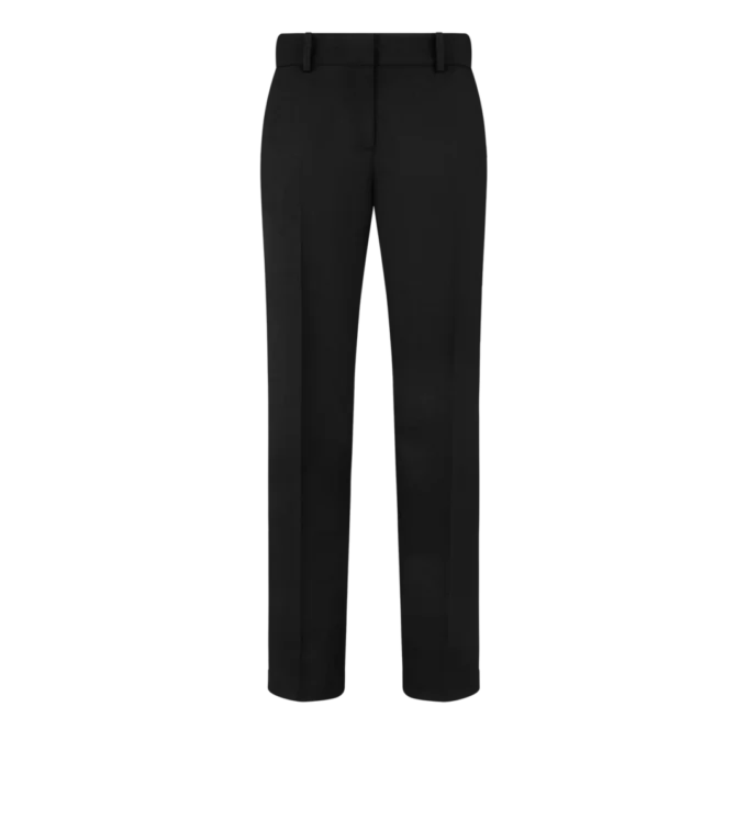 Schicke Offiziershose aus Wollgabardine mit Paspelierung Schicke Offiziershose aus Wollgabardine mit Paspelierung