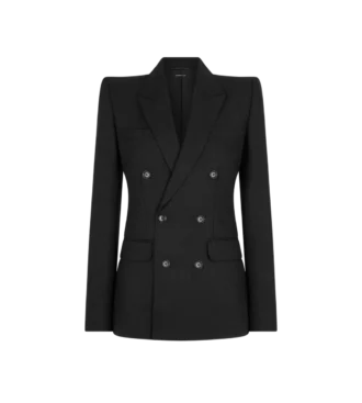 Schicke Zweireiherjacke mit Fischgrätenmuster