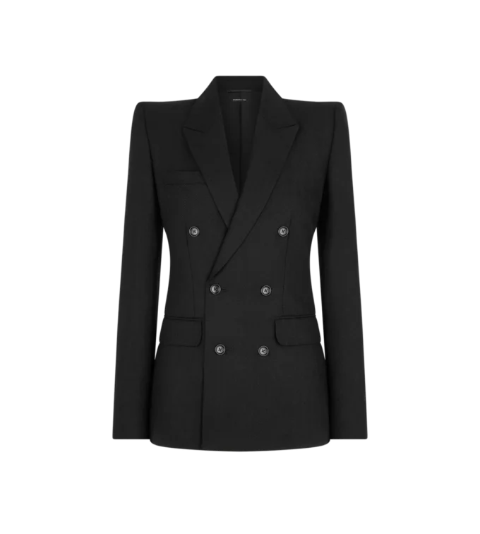 Schicke Zweireiherjacke mit Fischgrätenmuster Schicke Zweireiherjacke mit Fischgrätenmuster