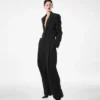 Schicker Woll-Smoking-Jumpsuit Schicker Woll-Smoking-Jumpsuit