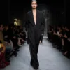 Schicker Woll-Smoking-Jumpsuit Schicker Woll-Smoking-Jumpsuit