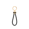 Schlüsselanhänger aus genarbtem Leder mit T-Schlaufe
