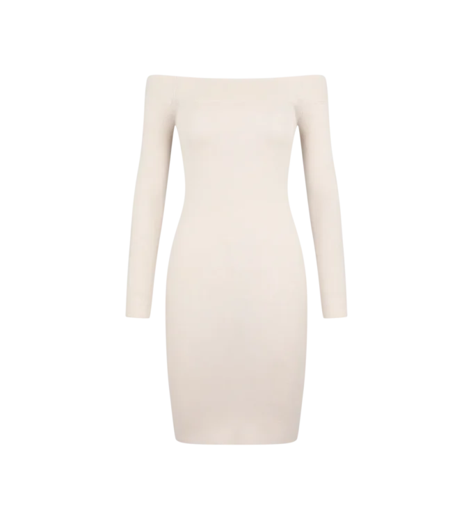 Schulterfreies Kleid