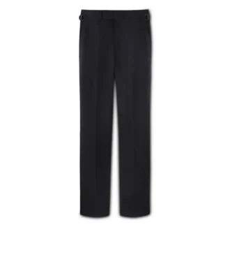 Schwarze Mohair-Abendhose von O’Connor