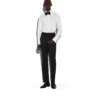 Schwarze Mohair-Abendhose von O’Connor