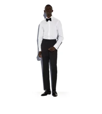 Schwarze Mohair-Abendhose von O’Connor