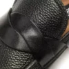 Sean Twisted Band Loafer aus genarbtem Leder