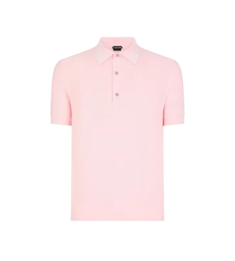 Seiden-Baumwoll-Piqué-Polo