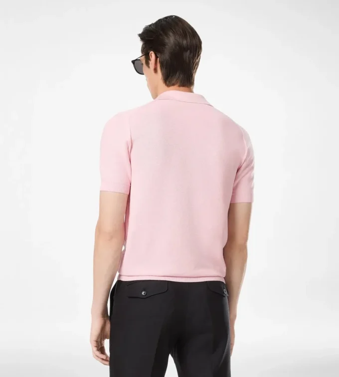 Seiden-Baumwoll-Piqué-Polo Seiden-Baumwoll-Piqué-Polo
