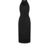 Seiden-Cocktailkleid mit Neckholder und offenem Rücken Seiden-Cocktailkleid mit Neckholder und offenem Rücken