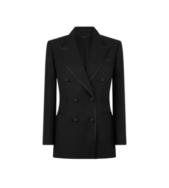 Seiden-Mohair-Mischung „Wallis” Zweireihige Smokingjacke