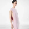 Seiden-Stretch-Abendkleid aus doppeltem Georgette Seiden-Stretch-Abendkleid aus doppeltem Georgette