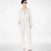 Seiden-Twill-Pyjama-Hose mit Paspelierung Seiden-Twill-Pyjama-Hose mit Paspelierung